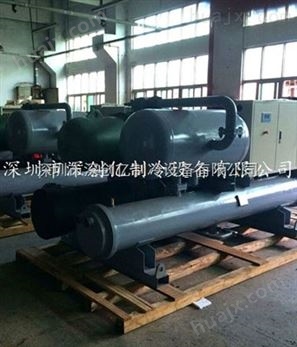 广西冰水机出厂价养鱼业200HP低温螺杆冷水机