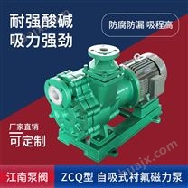 JN/江南 耐腐蚀氟塑料离心泵 自吸塑料工程泵 脱硫泵现货 ZCQ80-65-125